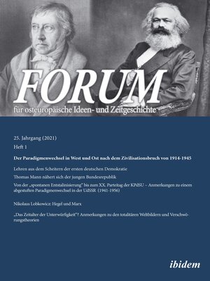 cover image of Forum für osteuropäische Ideen- und Zeitgeschichte